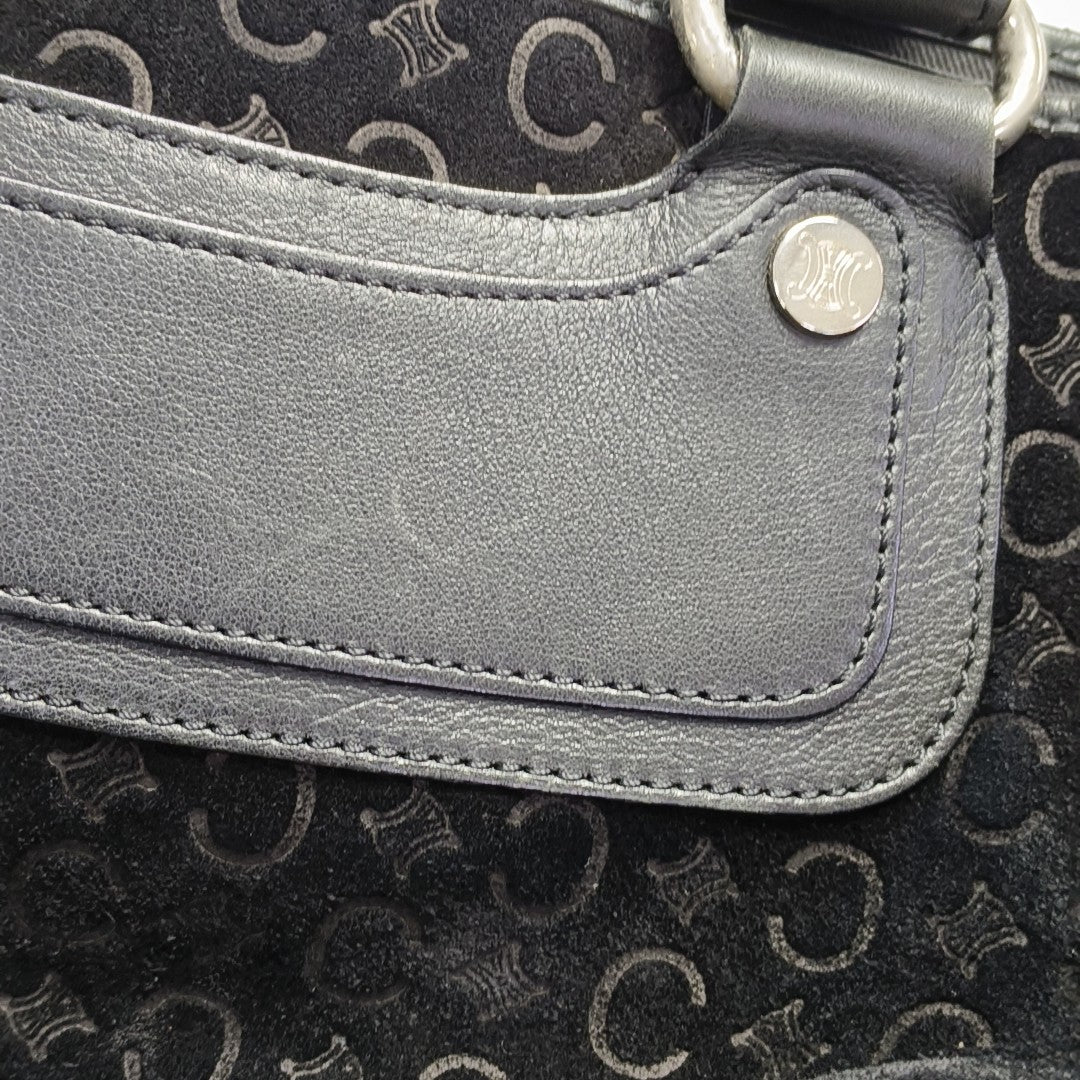 Suede Tote Bag Black