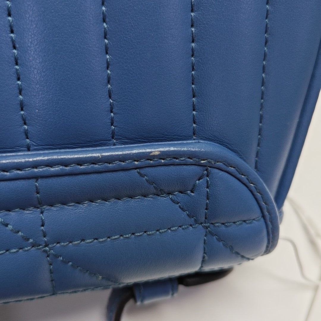 GG Marmont Mini Quilted Calfskin Blue
