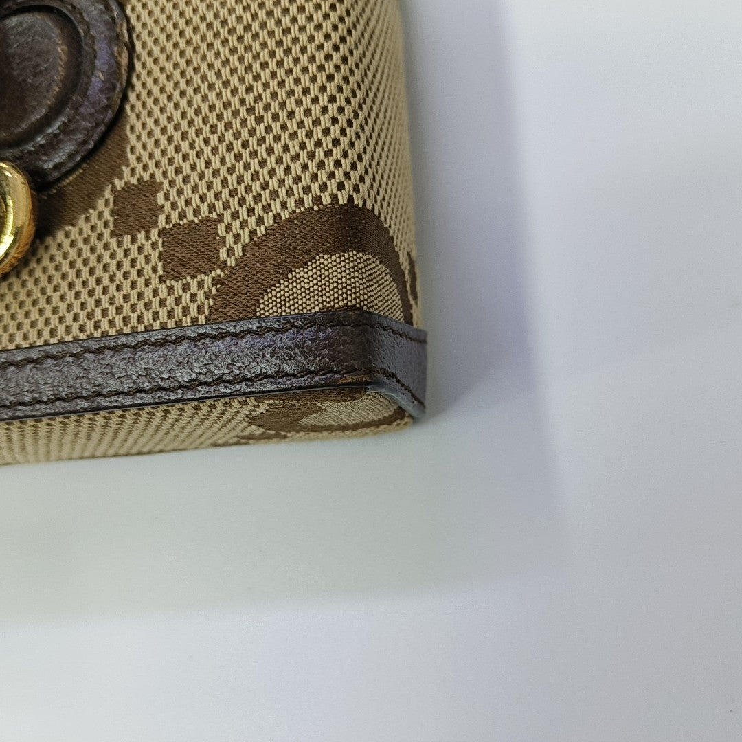 Horsebit 1955 Mini Monogram Canvas Beige