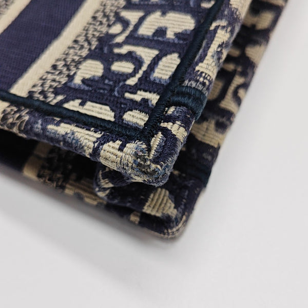 Book Tote Mini Oblique Canvas Blue