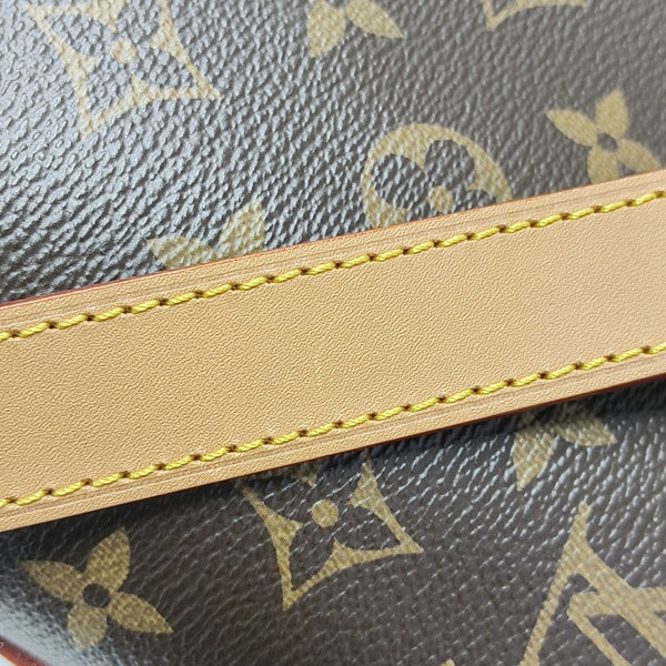 ALL IN Monogram Coated Canvas Brown