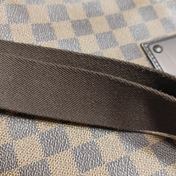 BROOKLYN PM Damier Ebene Coated Canvas Brown