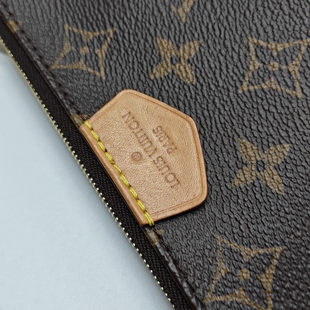 MULTI Monogram Coated Canvas Brown