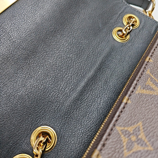 MARCEAU Monogram Coated Canvas Brown