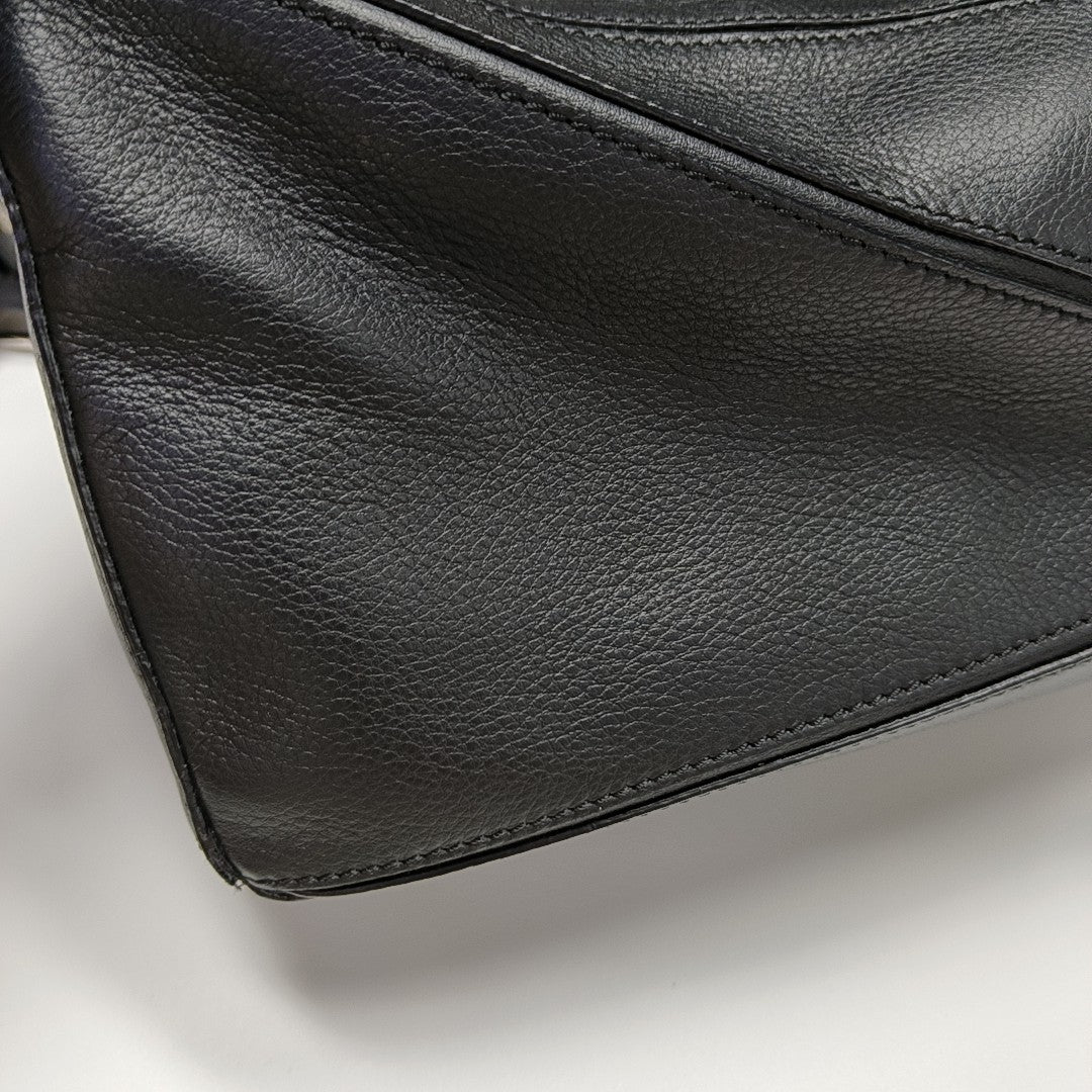 Puzzle Small Calfskin Black