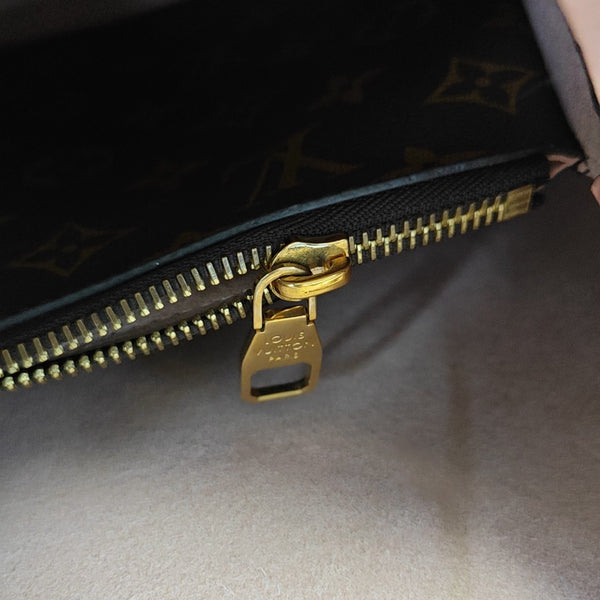 NÉONOÉ MM Monogram Coated Canvas Brown