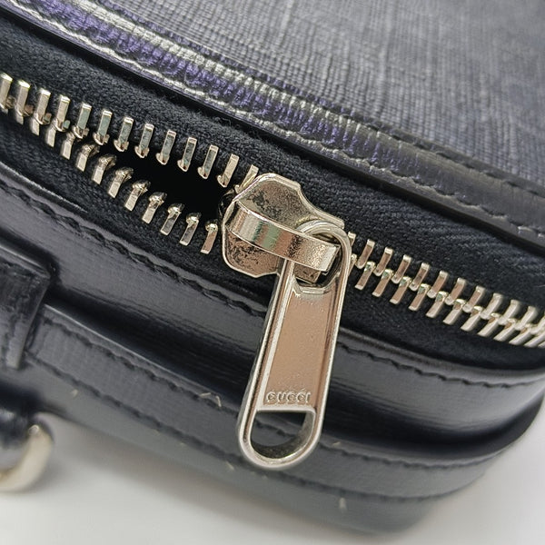 Retro Mini Monogram Coated Canvas Black
