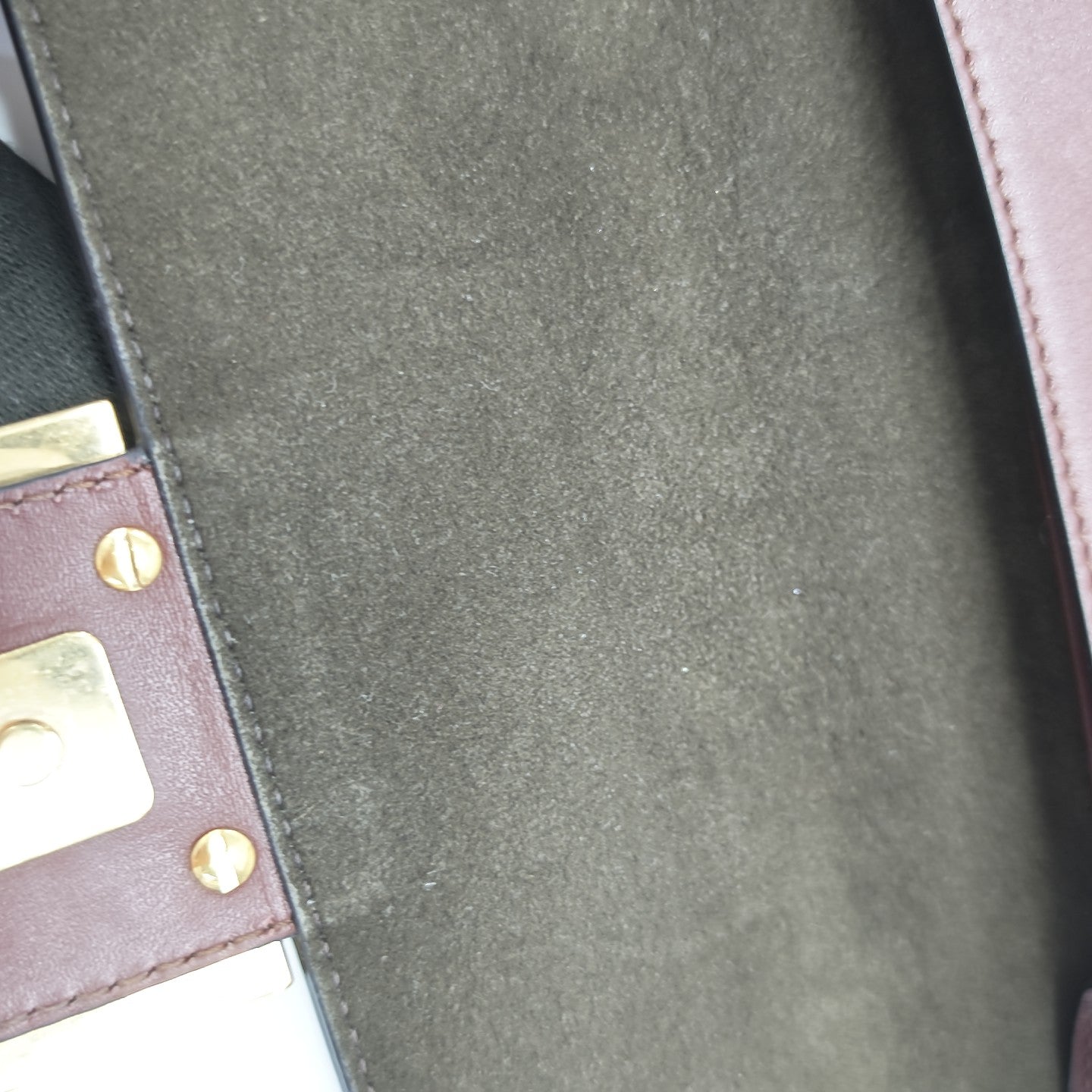 Baguette Mini Calfskin Red