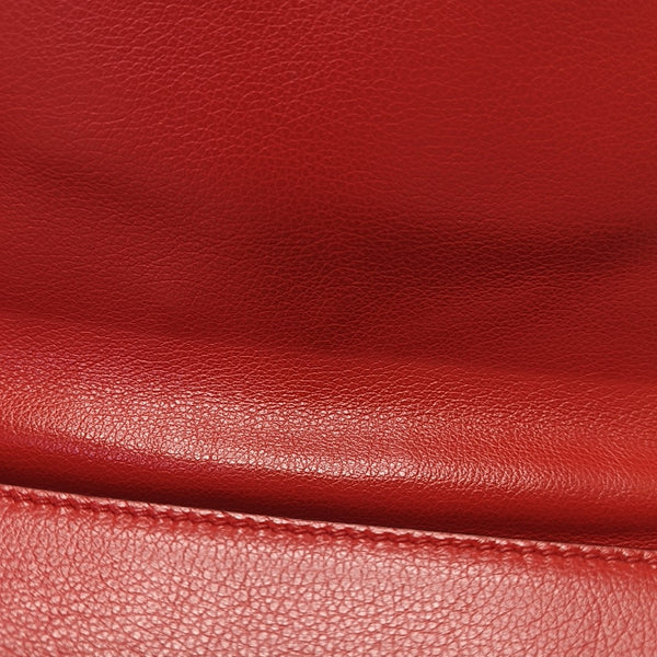 Calfskin Shoulder Bag Red