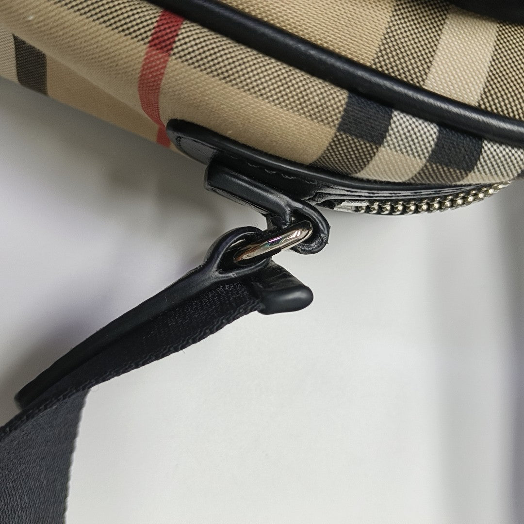 Canvas Shoulder Bag Small Beige