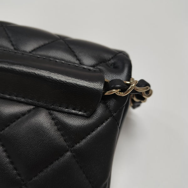 CLASSIC FLAP Mini Quilted Lambskin Black
