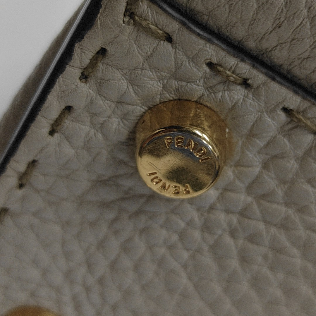 Peekaboo Mini Calfskin Gray