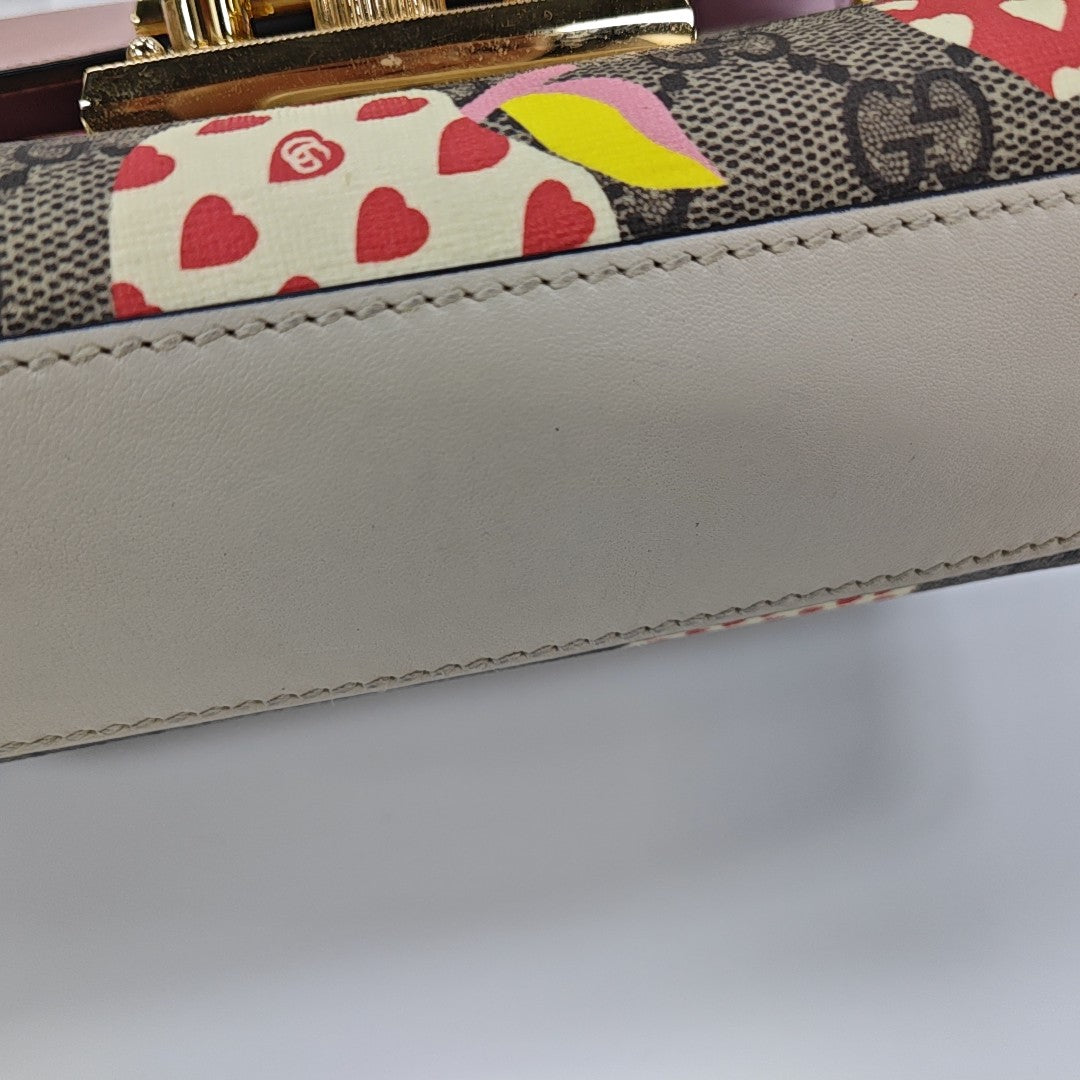 Padlock Small Monogram Coated Canvas Multicolor