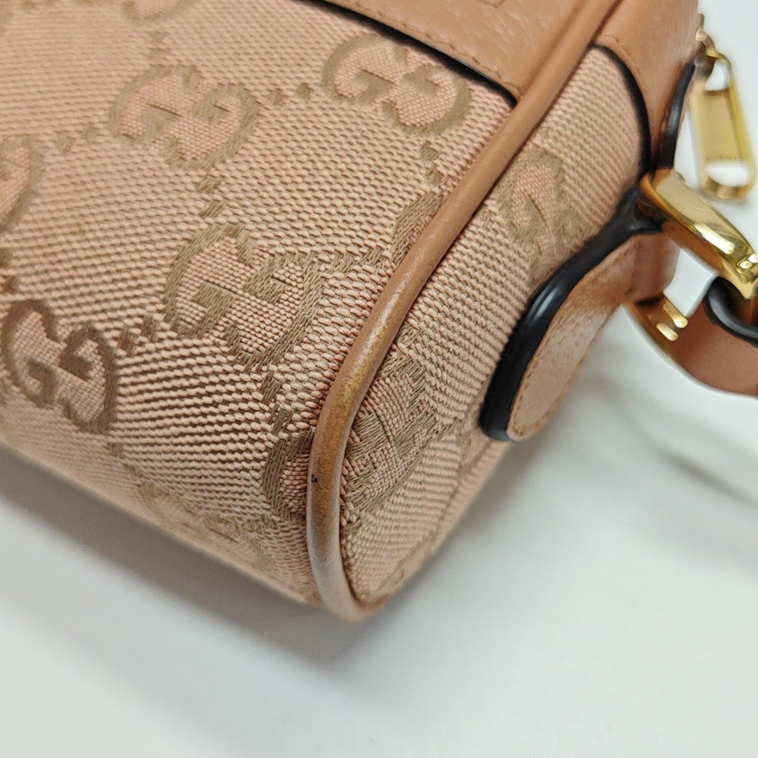 Authenticated pre-owned  Ophidia Mini Monogram Canvas Pink - Shoulder Bag at Looply