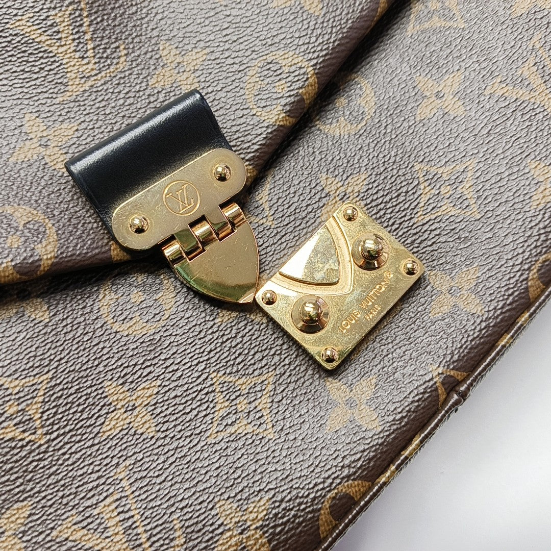 TRUNKIE Monogram Coated Canvas Brown