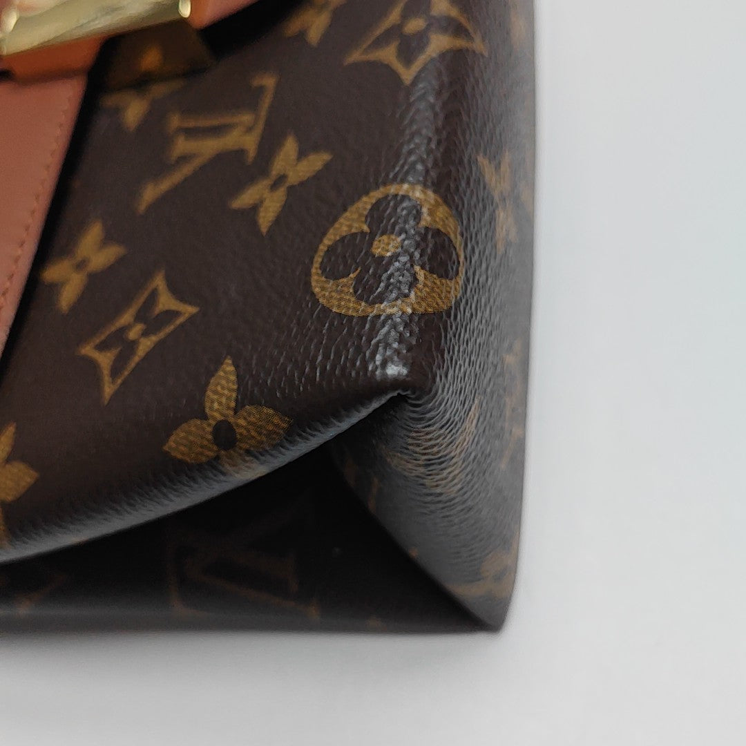 LOCKY BB Monogram Coated Canvas Brown