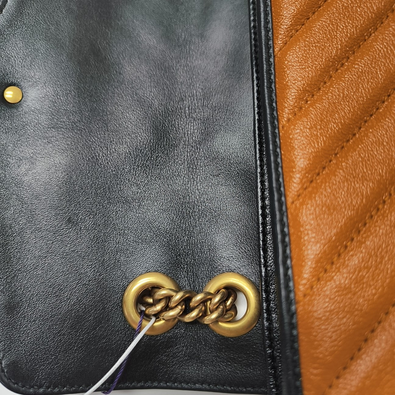 GG Marmont Medium Quilted Calfskin Yellow