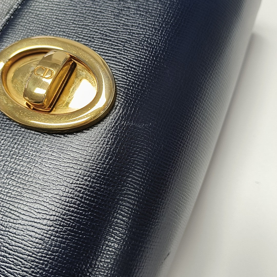 Calfskin Crossbody Bag Blue