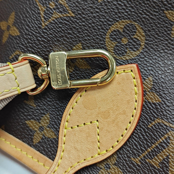 NEVERFULL BB Monogram Coated Canvas Brown