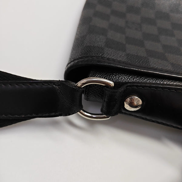 DANIEL MM Damier Graphite Coated Canvas Gray