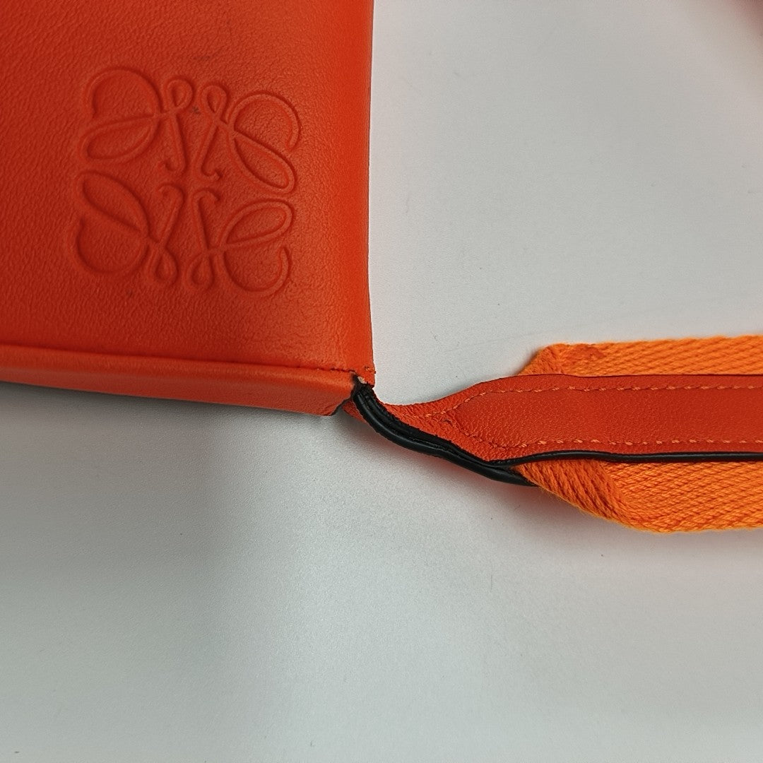 Heel Small Calfskin Orange