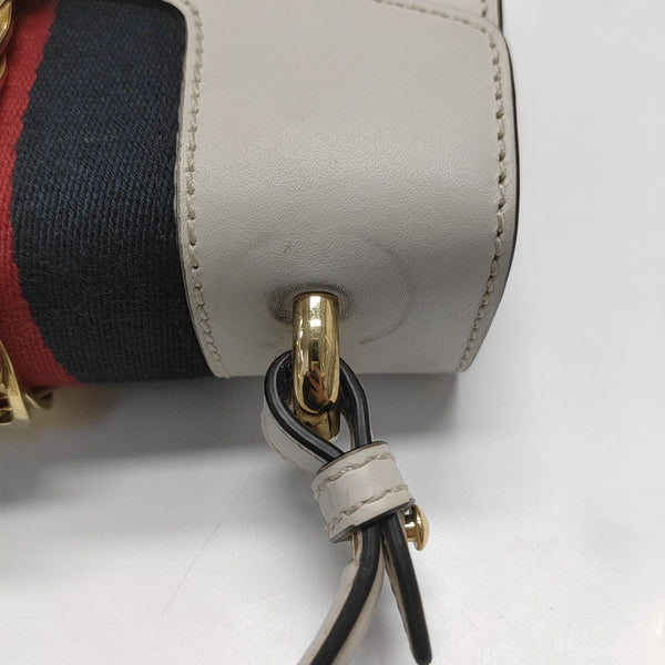 Sylvie Mini Calfskin White