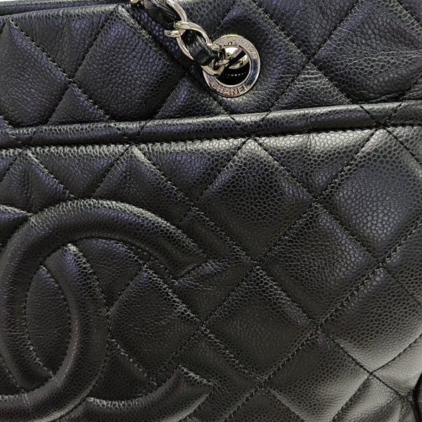 CC TIMELESS SOFT Quilted Grained Calfskin Black