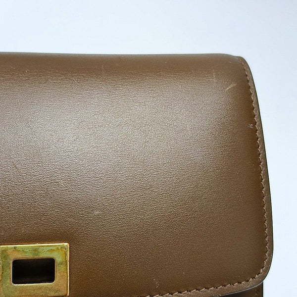 CLASSIC BOX Mini Calfskin Brown