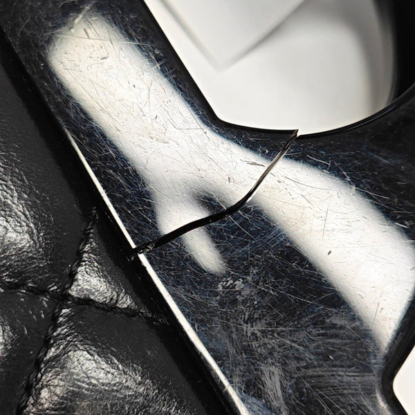 Small Quilted Calfskin Black