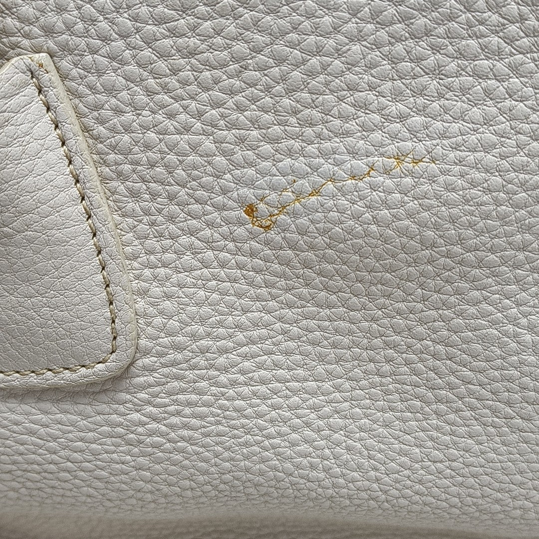 Calfskin Tote Bag White