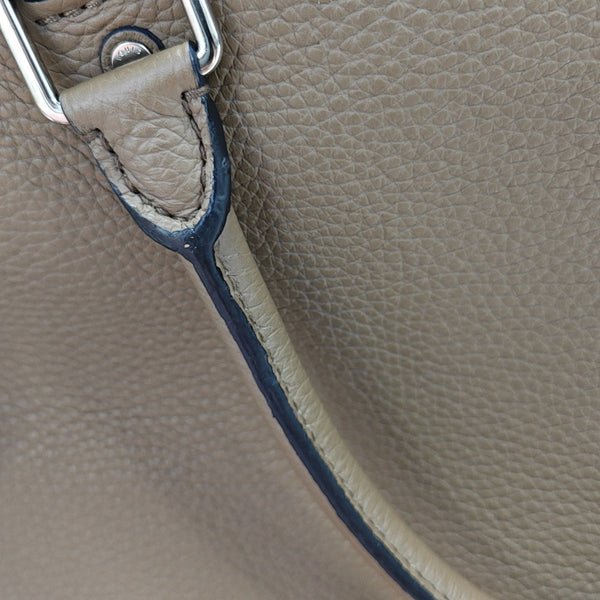Calfskin Shoulder Bag Brown