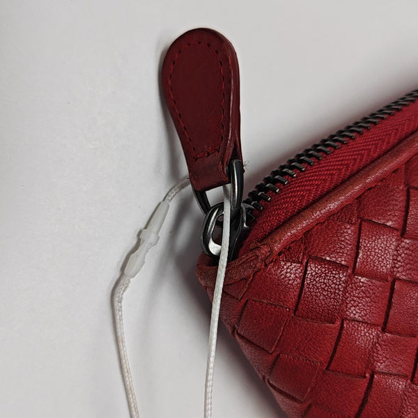 Calfskin Wallet Red