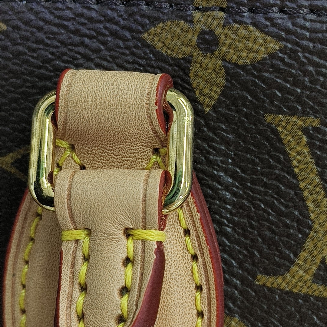 SAC PLAT BB Monogram Coated Canvas Brown