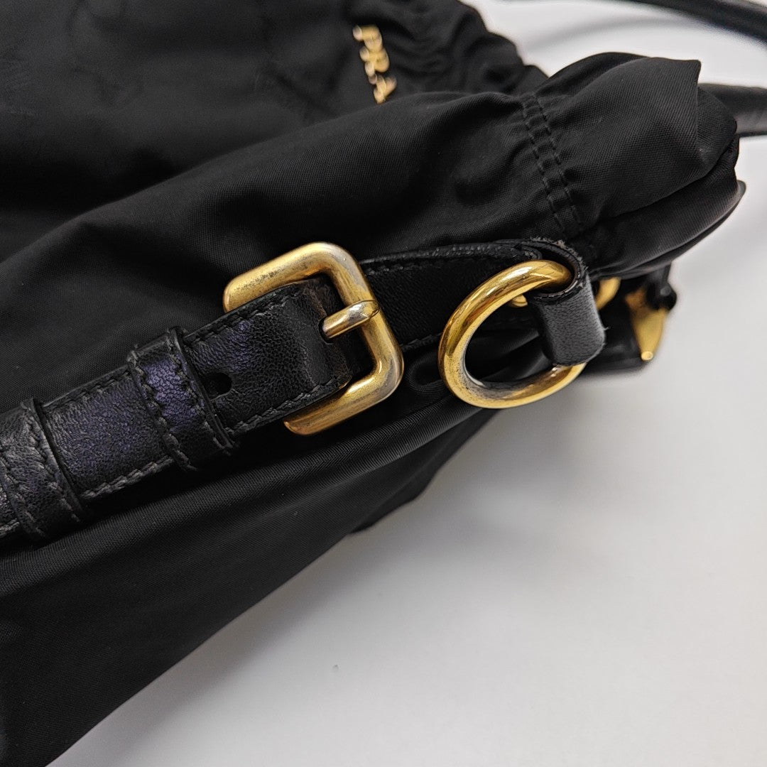 Nylon Tote Bag Black