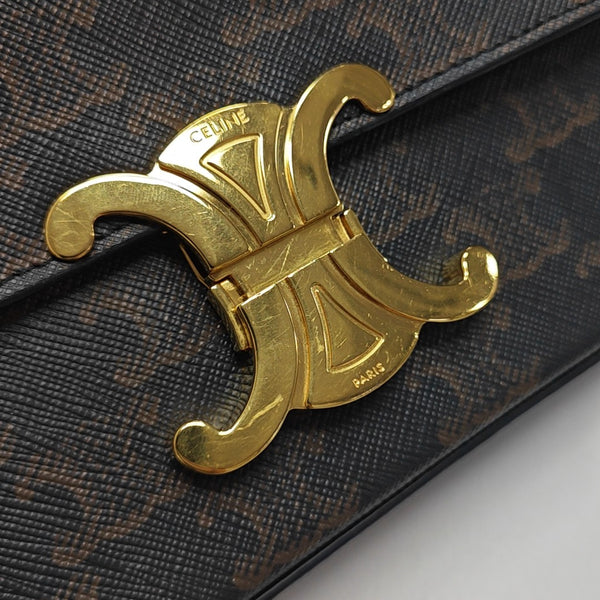TRIOMPHE Teen Coated Canvas Black