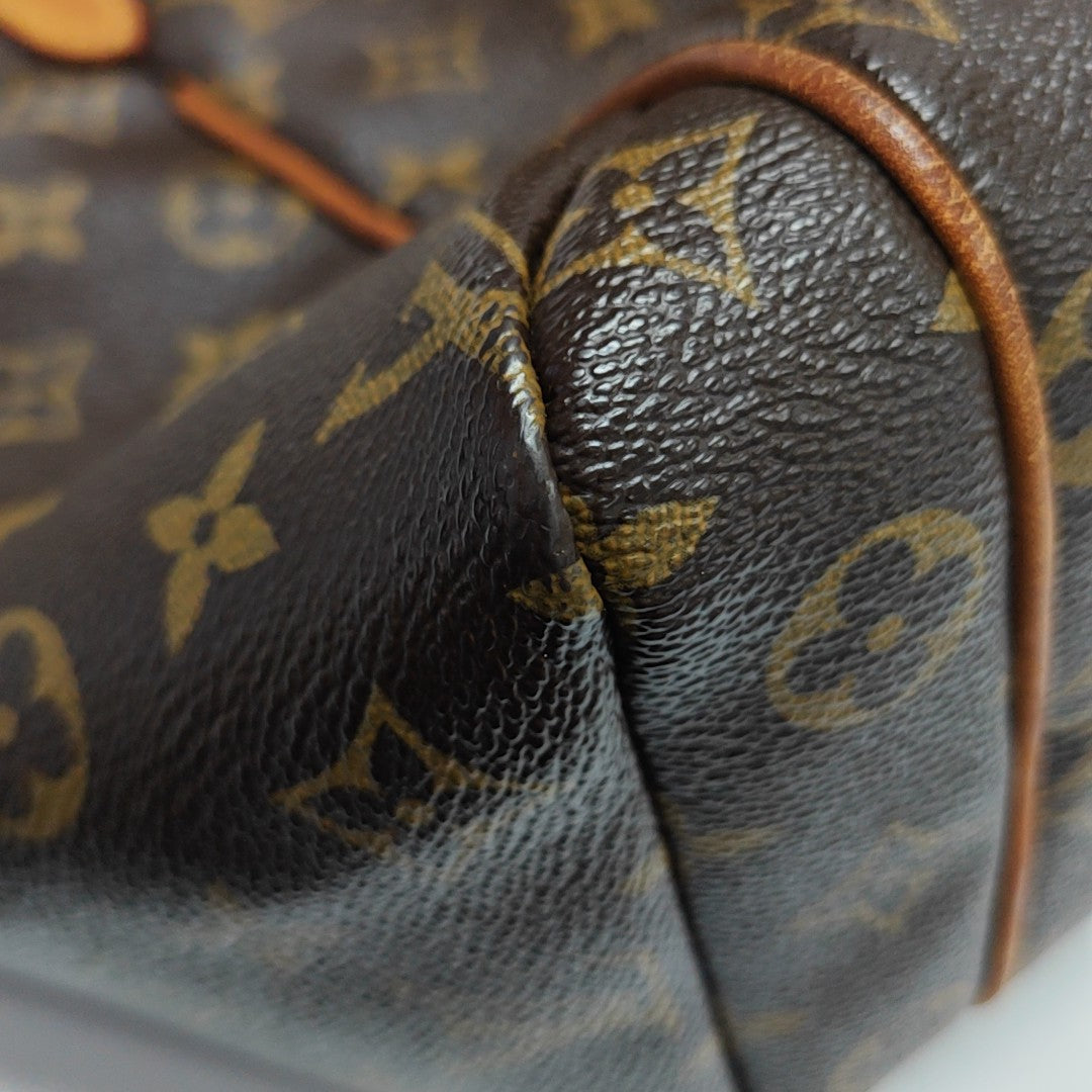 TOTALLY MM Monogram Coated Canvas Brown