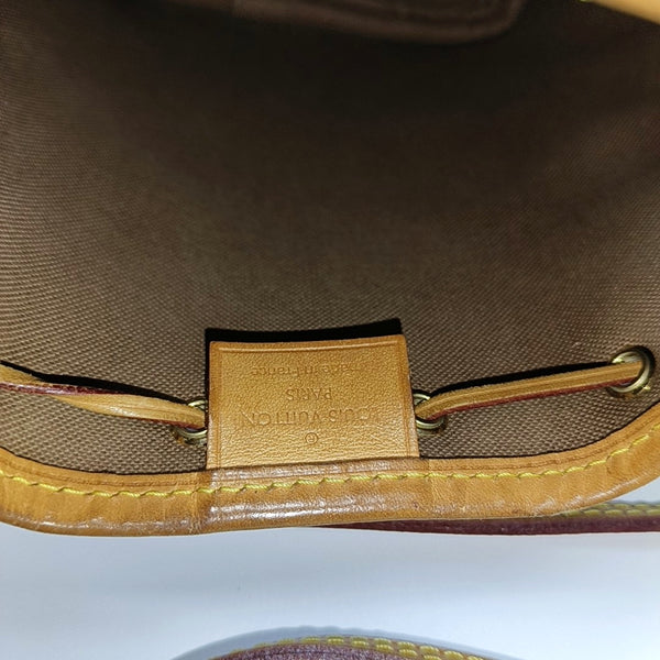 NÉONOÉ Nano Monogram Coated Canvas Brown