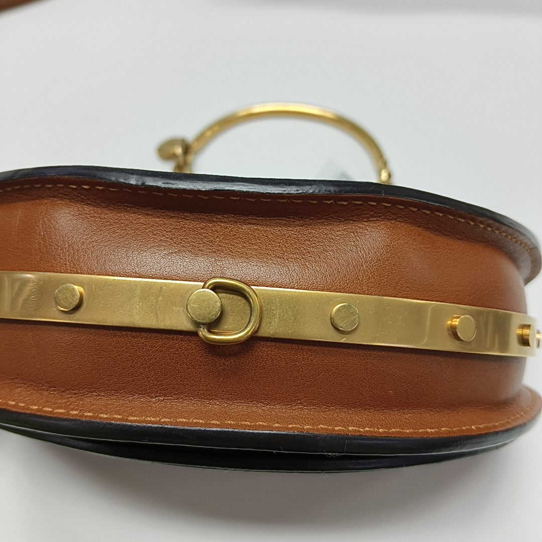 Nile Small Calfskin Brown