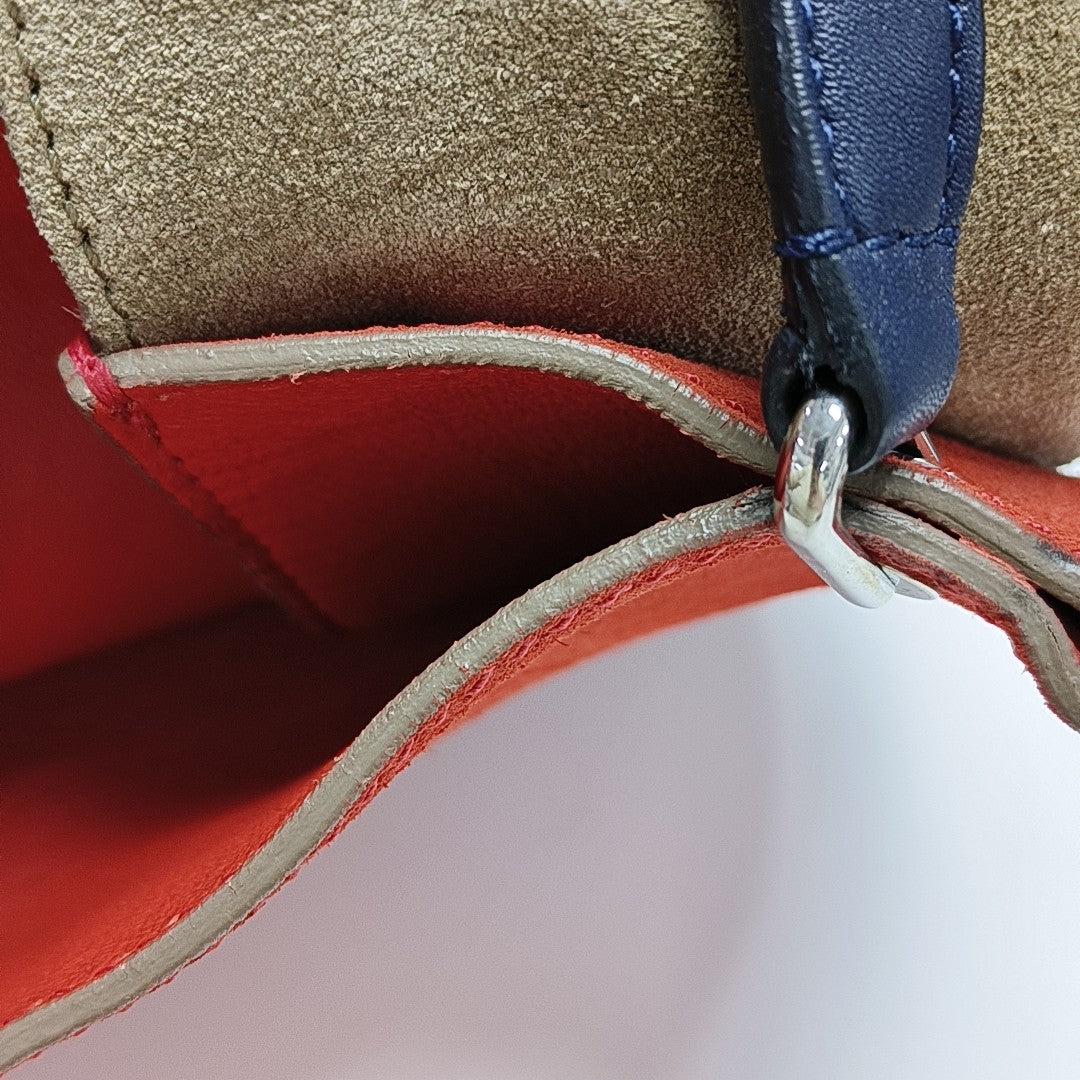 Suede Shoulder Bag Beige