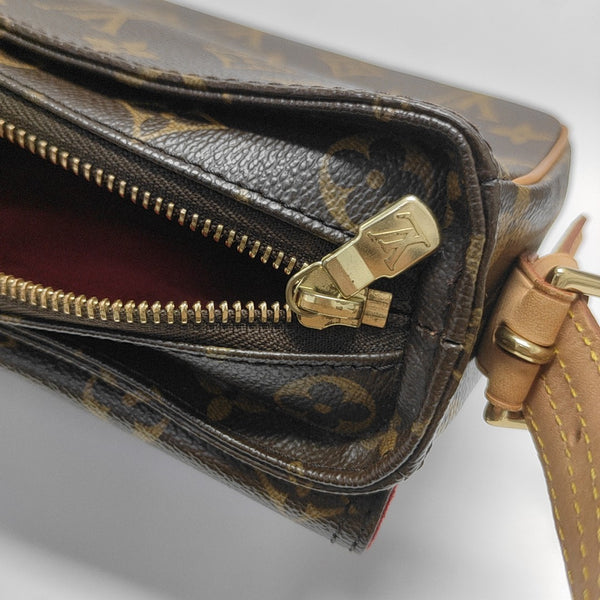 VIVA CITE Monogram Coated Canvas Brown
