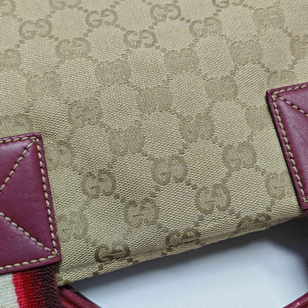 Monogram Canvas Tote Bag Beige