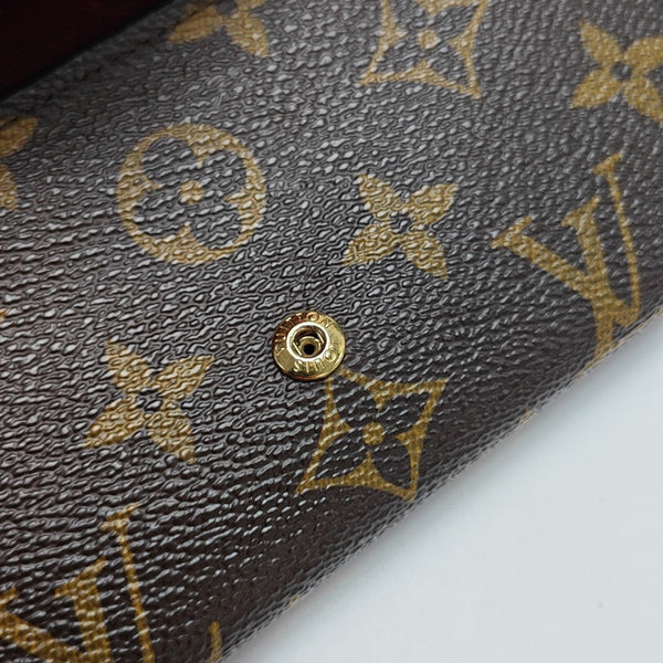 JOSÉPHINE Monogram Coated Canvas Brown Wallet
