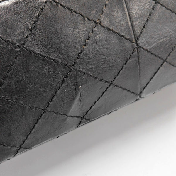 2.55 227 (jumbo) Quilted Calfskin Black