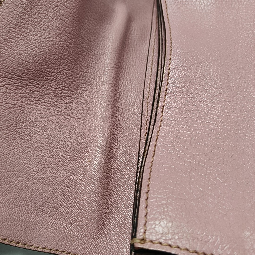 Calfskin Shoulder Bag Pink