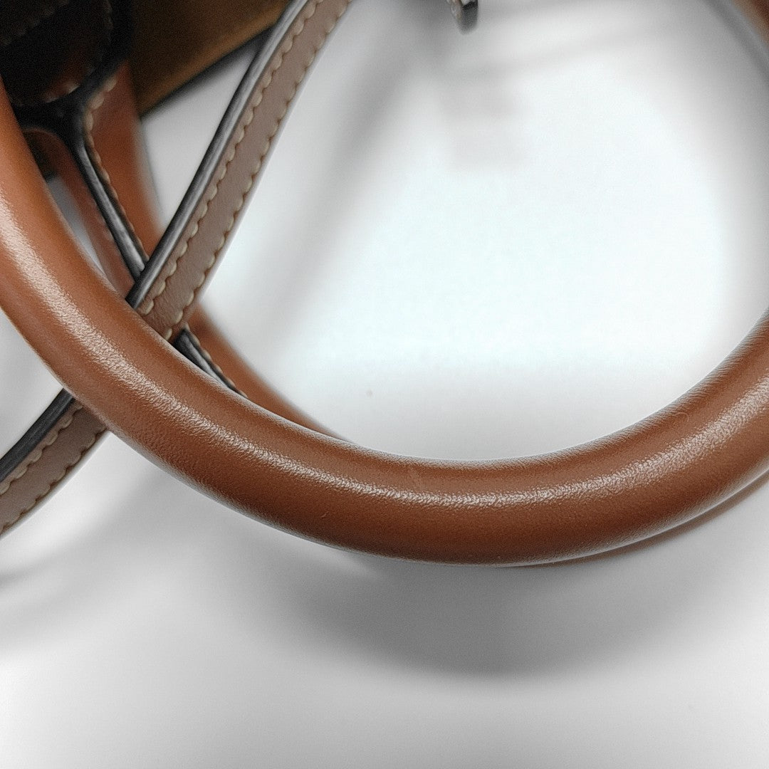 CABAS CELINE Mini Coated Canvas Brown