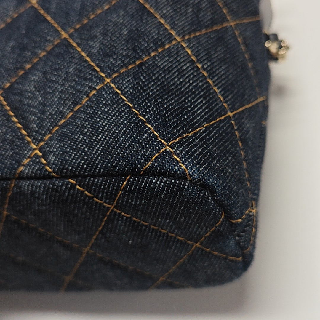 HOBO Quilted Denim Blue