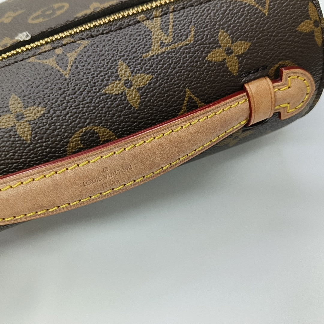 MÉTIS EAST WEST Monogram Coated Canvas Brown
