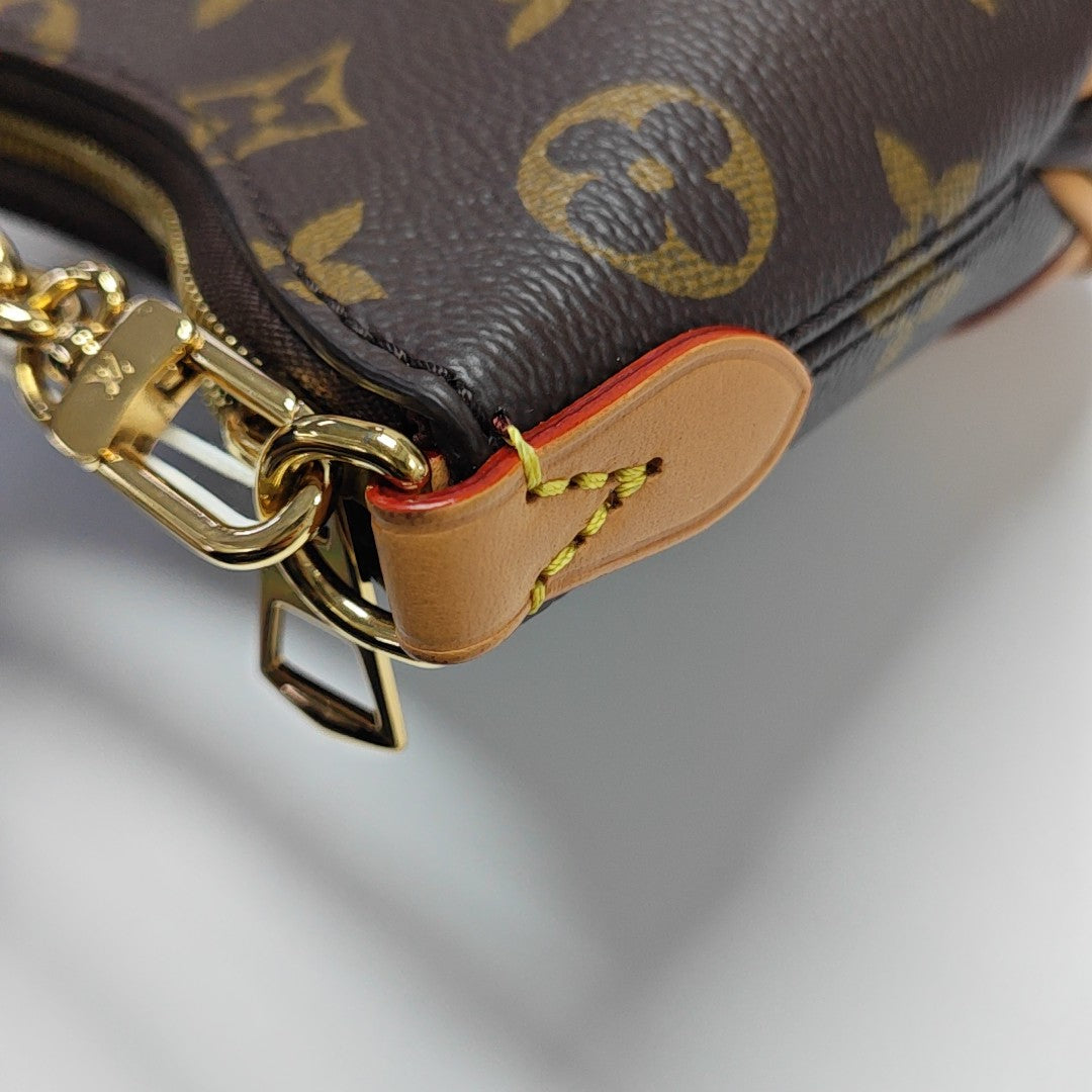 BOULOGNE Nano Monogram Coated Canvas Brown