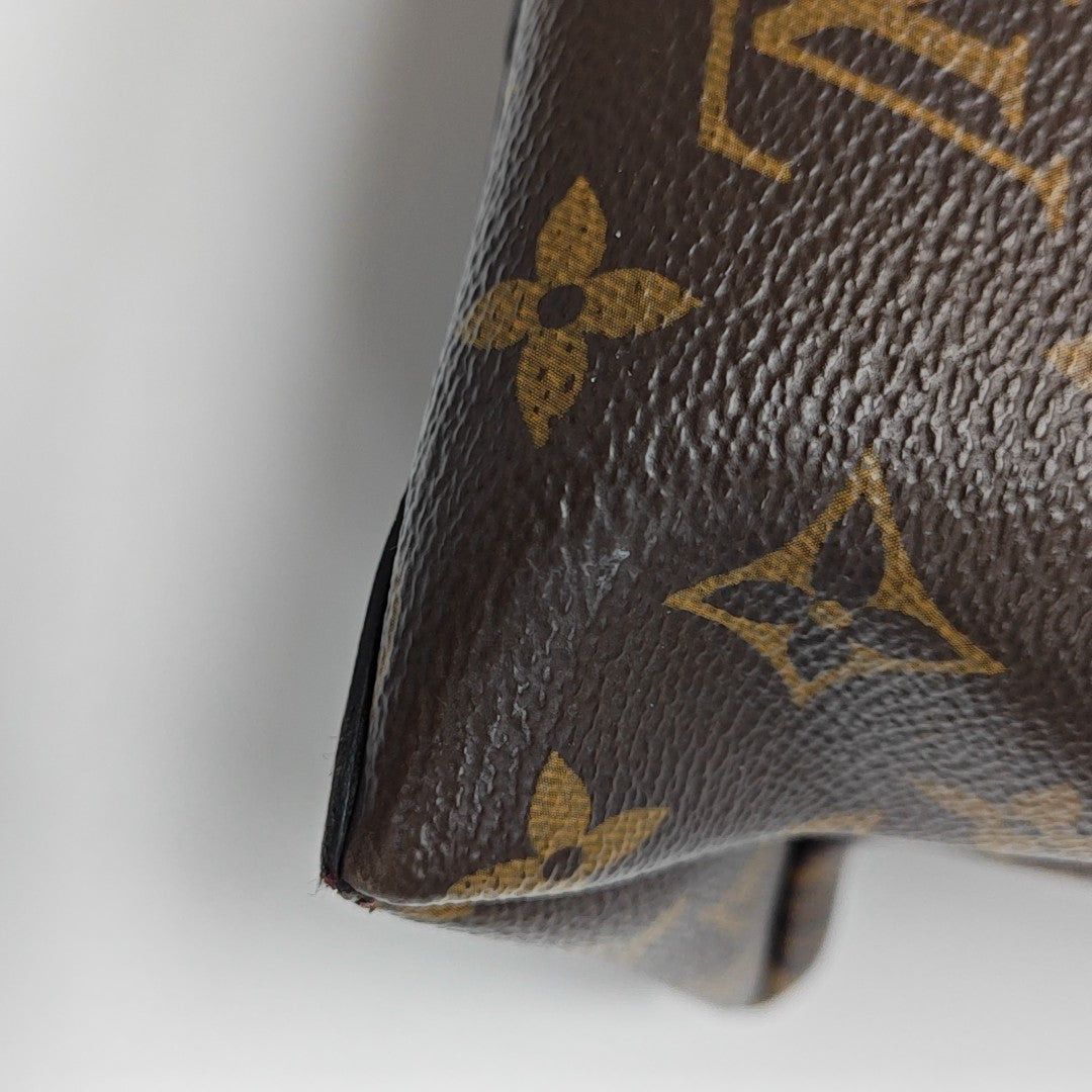 FLOWER Monogram Coated Canvas Brown