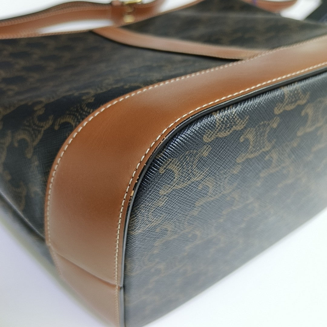 TRIOMPHE CANVAS Medium Coated Canvas Black